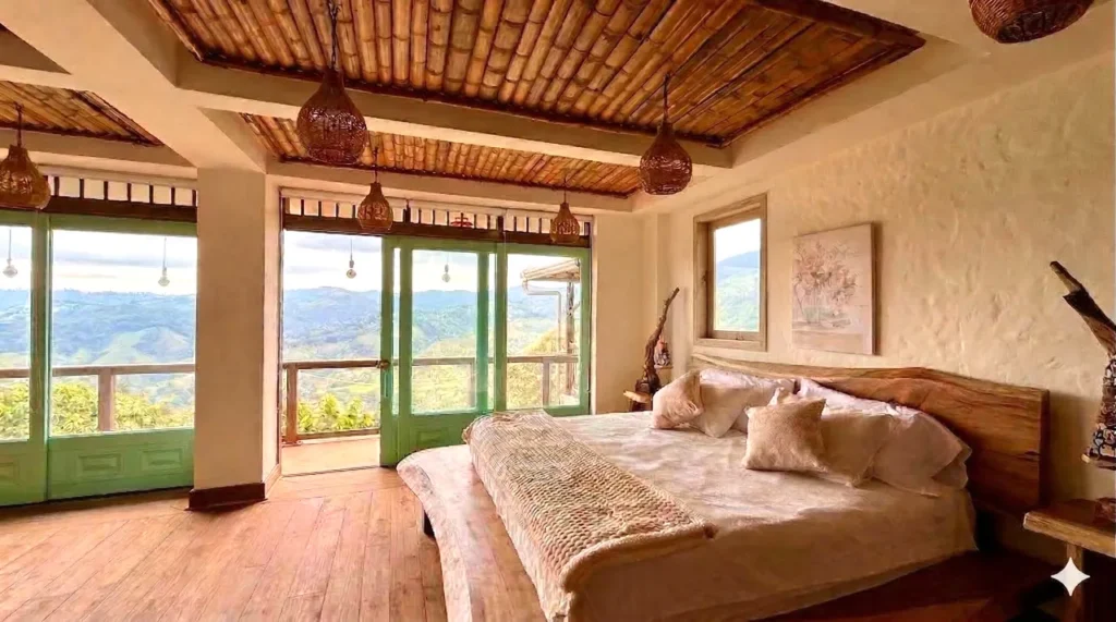 Habitación Suite con balcón privado y cocina al aire libre