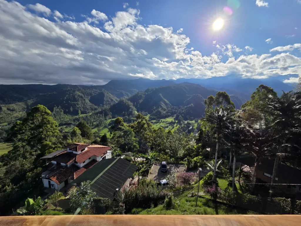 luxury mountain hotel in salento colombia hiking and bird watching