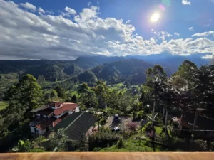 luxury mountain hotel in salento colombia hiking and bird watching